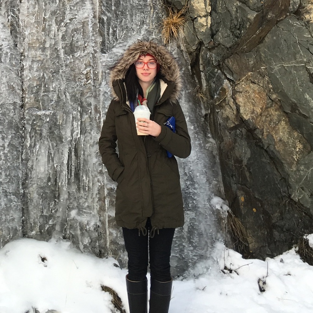 Abercrombie Green Parka